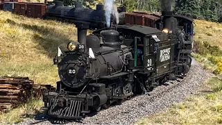 Rio Grande Southern Steam Freight Doubleheader