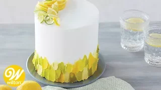 How to Spatula Paint Buttercream onto a Cake | Wilton