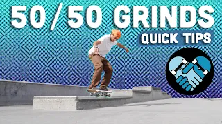 How to BACKSIDE 5050 Grind, Visual tape guides to approach & exit your grind, How to lock in, Safety