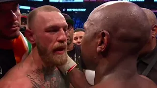 Respect Moments of Mayweather vs McGregor Before and After the Fight
