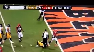 Vontaze Burflict steamrolls Big Ben. 2015 Wild card round.