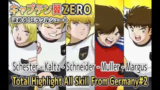 Captain Tsubasa ZERO Miracle Shot - Total All Highlight Skill From Germany (Version 2)