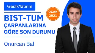 BIST-Tüm Şirketlerinin Çarpanlarına Göre Son Durumu - Ocak 2021