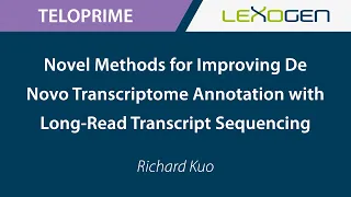 USER TALK: Novel Methods for Improving De Novo Transcriptome Annotation with Long-Read Transcript...