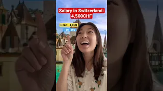 Minimum Salary in Switzerland be like 💸 #switzerland #livinginswitzerland #viral #viralshorts