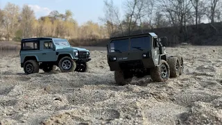 BEST RC SCALE CARS EVER? DEFENDER D90 AND 6X6 U.S ARMY TRUCK