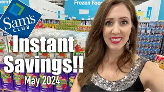 Sam's Club✨INSTANT SAVINGS✨May 2024!! || TONS of Instant Savings!! Save BIG