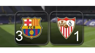 Barcelona vs Sevilla 3_1 (6/11/2016) The first Messi goal