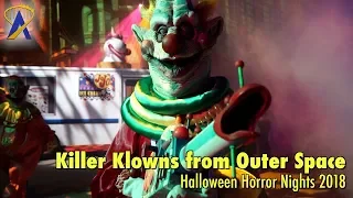 Killer Klowns from Outer Space Scare Zone at Halloween Horror Nights 2018