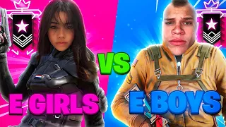 Can 5 Champion E GIRLS beat 5 Champion E BOYS? (Rainbow Six Siege)