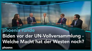 phoenix runde: Biden vor der UN-Vollversammlung - Welche Macht hat der Westen noch?