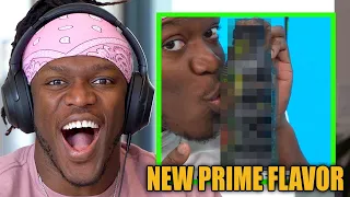 KSI Reveals New PRIME Flavor! *Exclusive*