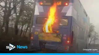 Driver ‘did not realise’ that bus was on fire as passengers evacuated