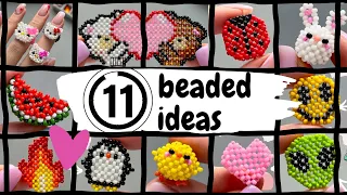 11 BEADWORK IDEAS 💜 What to make with beads