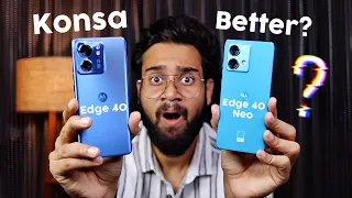 Moto Edge 40 Neo vs Moto Edge 40 *Full Comparison* ⚡ Konsa Better? OMG Ye Nai Socha Tha? 😱