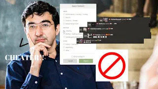 10 minutes of Kramnik reporting and blocking masters in Titled Tuesday