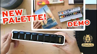 NEW WATERCOLOR PALETTE | Schmincke Akademie is it good enough?