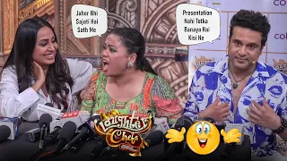 Bharti Singh, Krishna Abhishek, Kashmera Shah Talk About New Show At Laughter Chefs