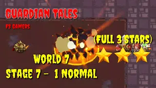 Guardian Tales 7-1 Normal (Full 3 Stars) - Guardian Tales