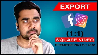 How to Create & Export a Square (1:1) Video to Facebook Instagram in Adobe Premiere Pro CC 2020