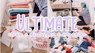 ULTIMATE CLEAN CLEAN WITH ME 2022 // SPEED CLEANING MOTIVATION // DECLUTTERING AND ORGANIZING