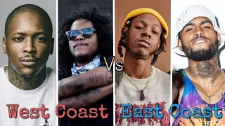 West Coast Rappers Vs. East Coast Rappers (New School Edition)
