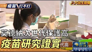 疫苗研究證實 莫德納次世代保護高 |【民生八方事】| 2022102004 @gtvnews27