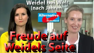 Wie Alice Weidel (AfD) im Welt-Interview mehr zu lachen hatte als die Moderatorin