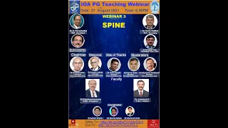IOA PG Training Committee - Webinar 3: Spine examination & Case Presentation