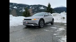 Ioniq 5 RWD snow day range test