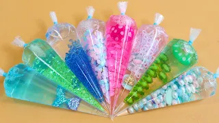 Making Mermaid Slime with Piping Bags! Most Satisfying Slime Video★ASMR★