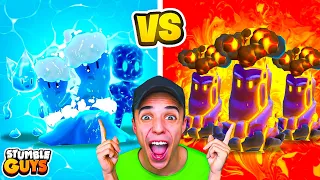 SKINS 💧AGUA vs LAVA🔥 la BATALLA FINAL de STUMBLE GUYS...