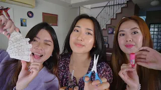 ASMR 1 minute triggers with the girls💓