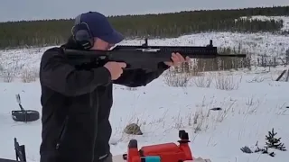 Shooting the SKS-15 Scorpio by Kodiak Defence - 7.62x39mm