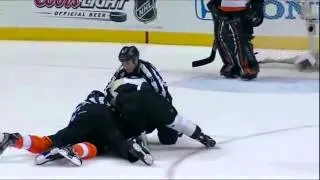 Penguins vs. Flyers Massive Brawl (Game 3 15/4/12)