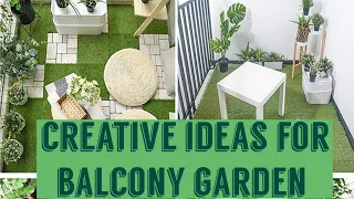 Creative ideas for balcony garden 🏡