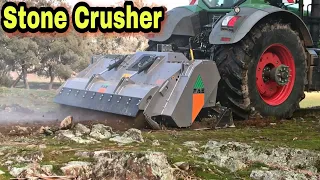 stone crusher tractor mounted | FAE stone crusher