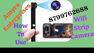 Wi-Fi strip camera ( Look cam pro ), Hidden camera, Full hd clearity camera