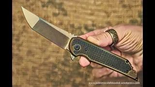 Unboxing & Review: CKF/Hoback KWAIBACK Knife, 3.74" M390 Blade, Titanium Handles.