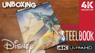 Avatar The Way of Water 4k UltraHD Blu-ray hmv exclusive steelbook Unboxing