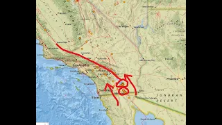 Southern California EQ Swarm getting closer to San Andreas fault. WED 2/14/2024