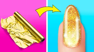 DESIGNS DE UNHAS FANTÁSTICOS QUE VOCÊ PODE REPLICAR EM CASA || TRUQUES DE BELEZA