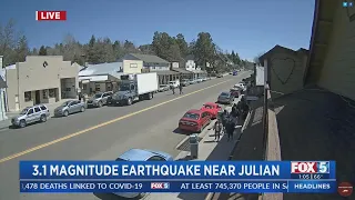 Small Quake Shakes San Diego Mountains