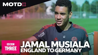 "My Mum still drives me to training" Bayern Munich’s Jamal Musiala | MOTDx | BBC Three