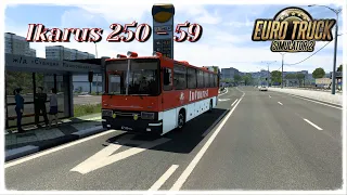 Мод« Ikarus 250-59» + Свой Пассажирский Мод  Euro Truck Simulator 2 (v1.40.x)