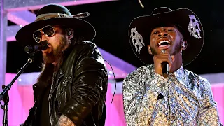 Lil Nas X Stuns With Grammy Performance of "Old Town Road"