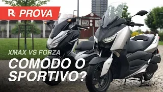 Yamaha XMax Iron Max vs Honda Forza 300, confronto, meglio lo scooter comodo o lo sportivo?