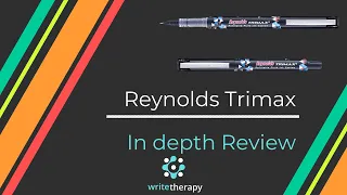 Review - Reynolds Trimax Pen - 0.5mm smooth writing - Black & Red pen