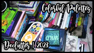 Colorful Eyeshadow Palette Collection & Declutter | 2023