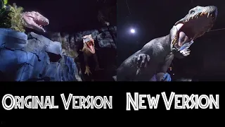 Jurassic World The Ride - NEW vs OLD Finale Comparison